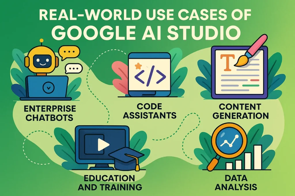 Use Cases of Google AI Studio