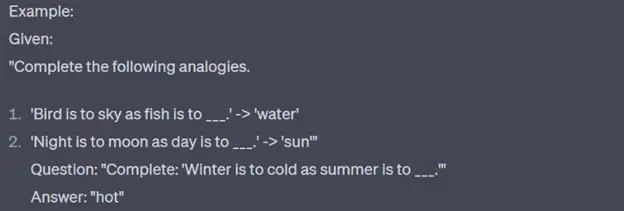few-shot prompt