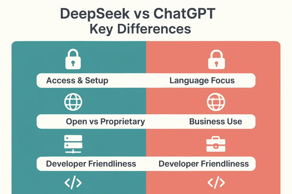 DeepSeek vs ChatGPT - Features Differences