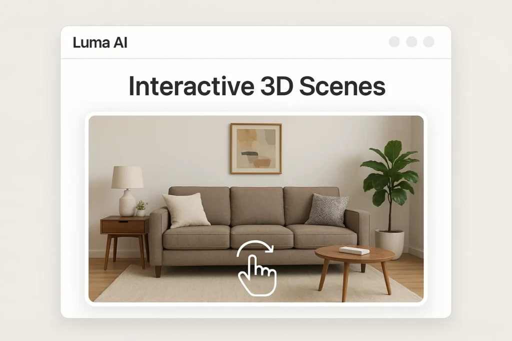 Luma AI Interactive Scenes