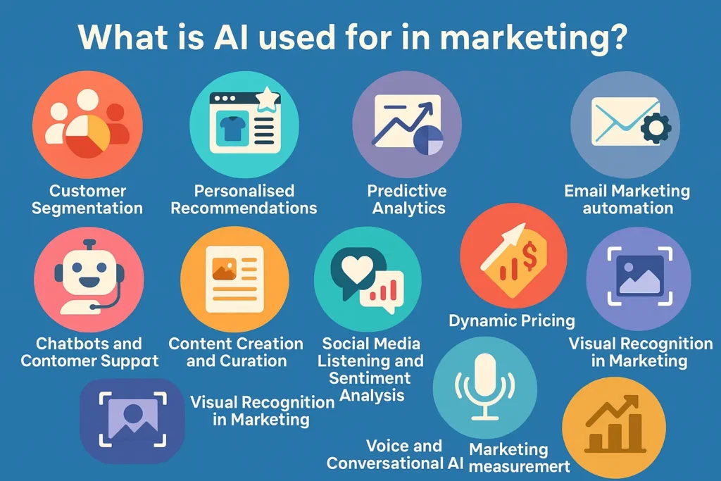 What is AI used for in marketing?
