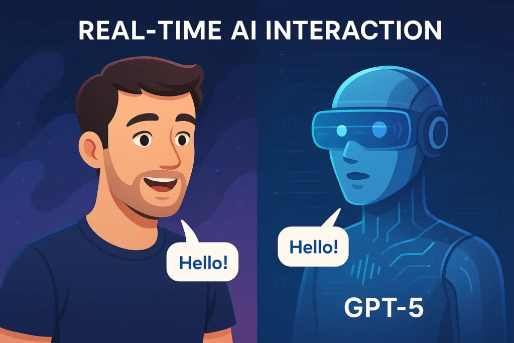 Real-Time Voice and Visual Interaction