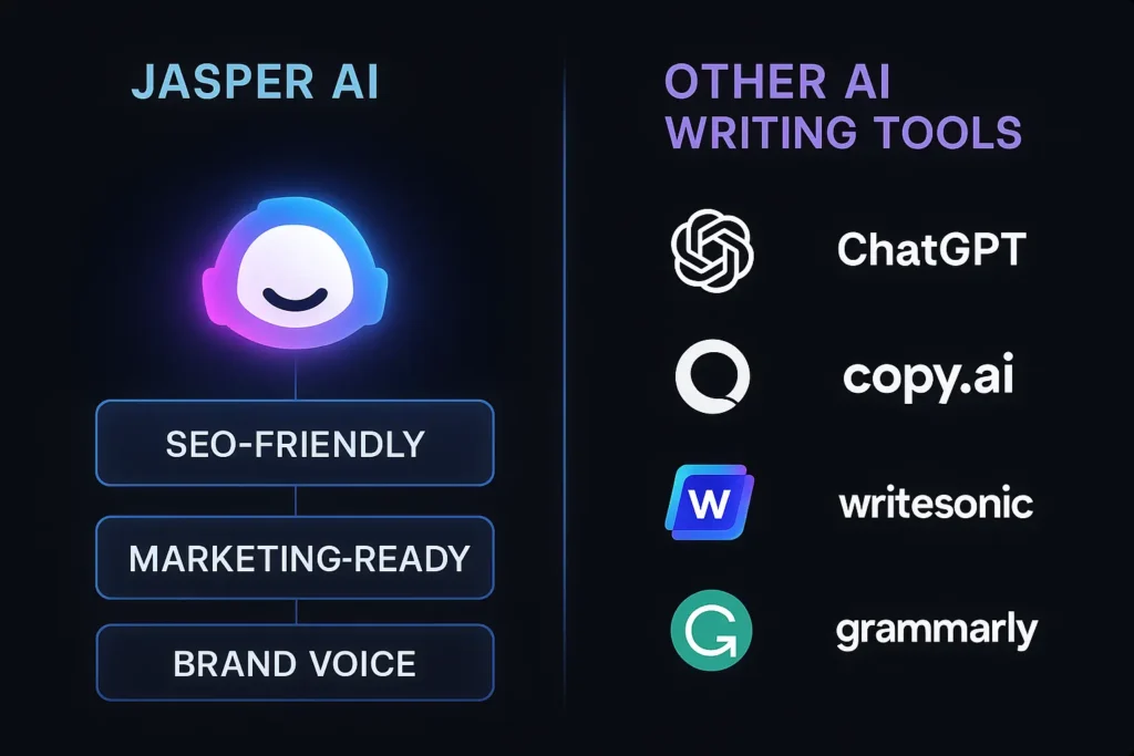Jasper AI vs Other AI Writing Tools