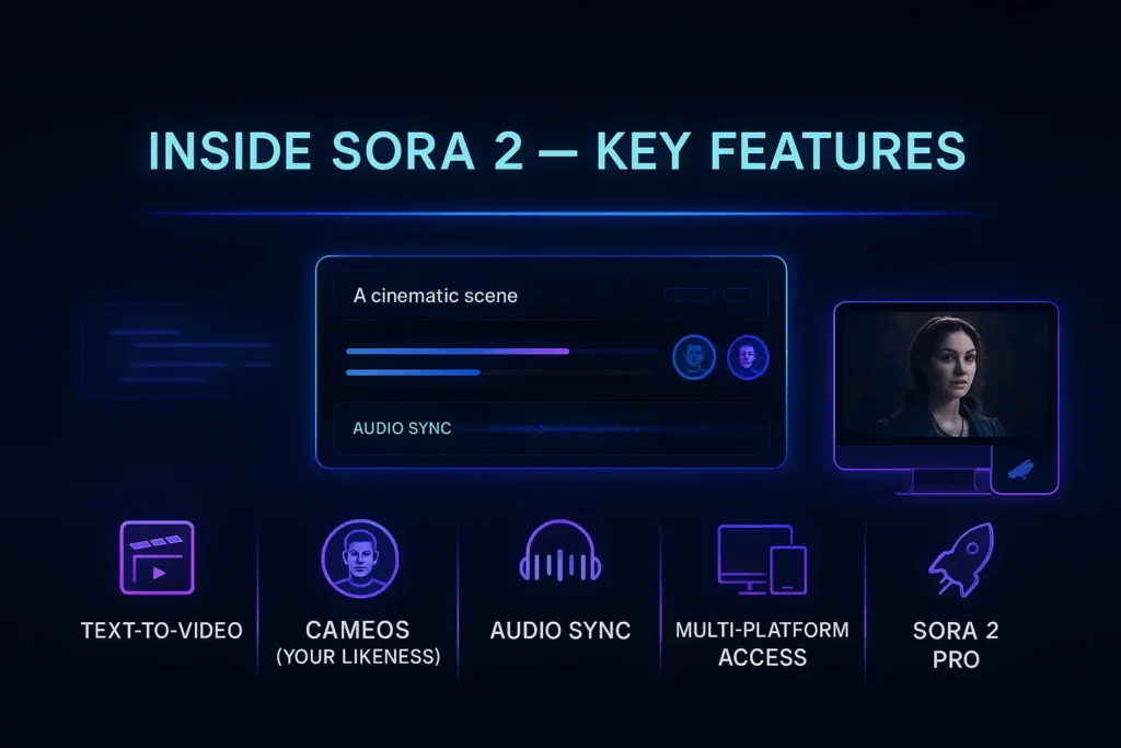 Key features of Sora 2 Openai