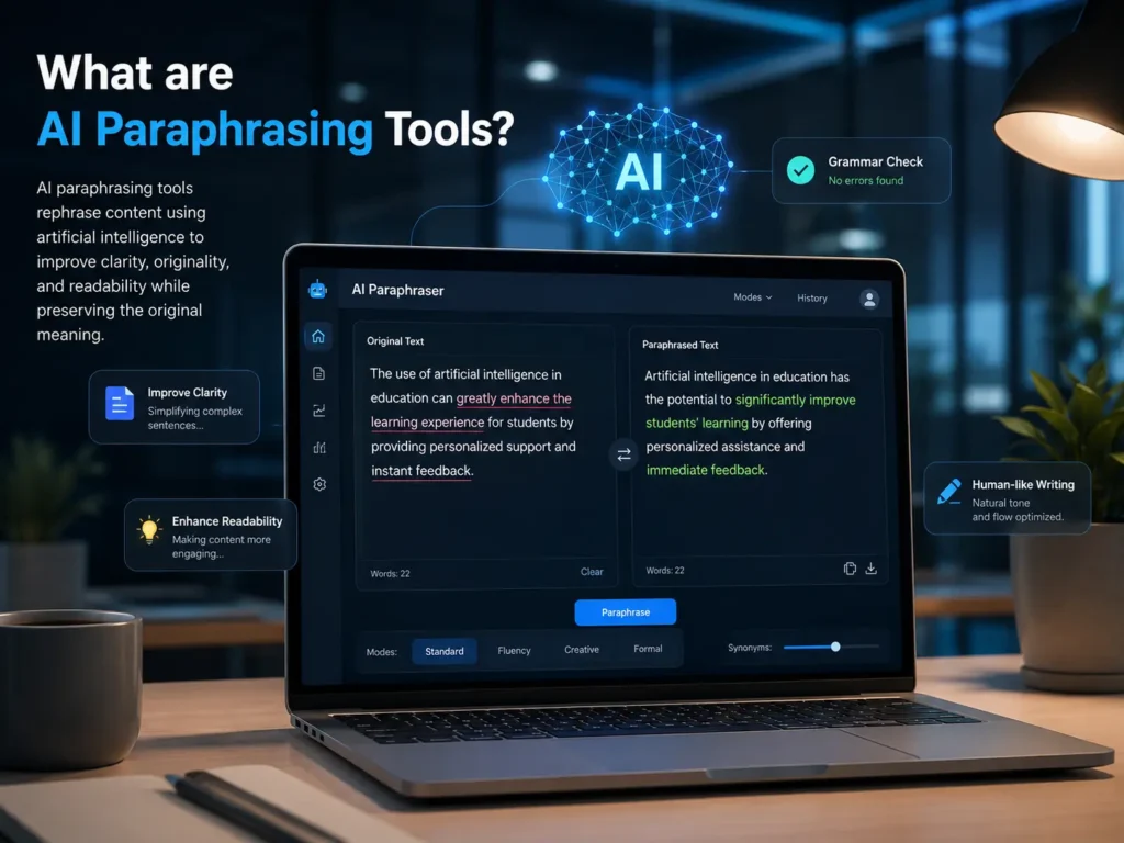 What are AI Paraphrasing Tools